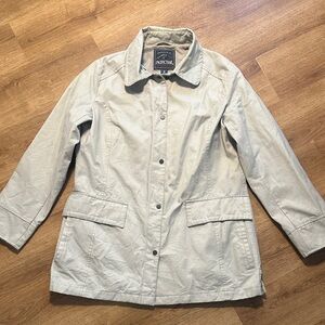 Vintage Pacific Trail Women’s Light Tan Short Trench Coat